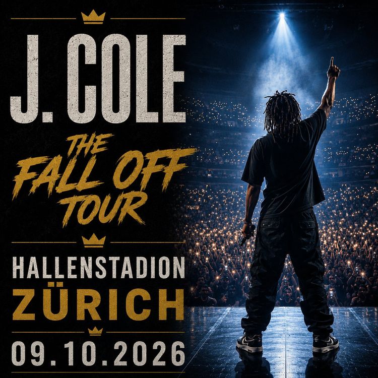 J. Cole – Stehplätze Hallenstadion Zürich (09.10.2026)