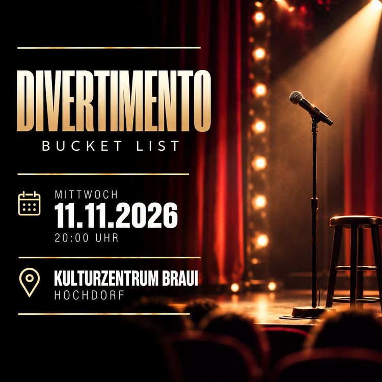 CabaretDuo Divertimento – Bucket List (11.11.2026)