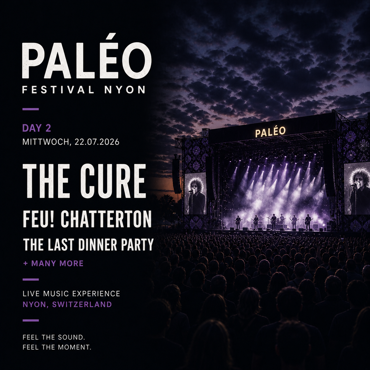Paléo Festival Nyon Tickets – Mittwoch (22.07.2026)