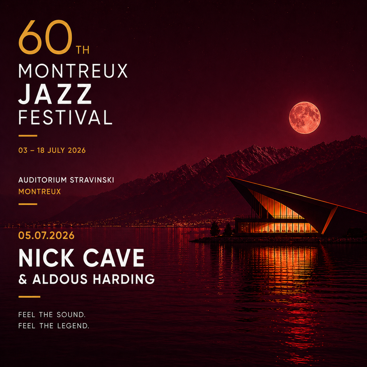 Nick Cave & Aldous Harding – Montreux Jazz Festival (05.07.2026)