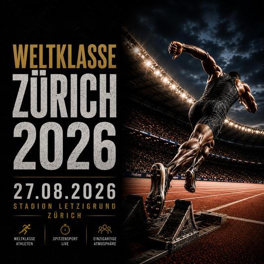 Weltklasse Zürich – Top-Sitzplätze Block 9, Athleteneingang (27.08.2026)
