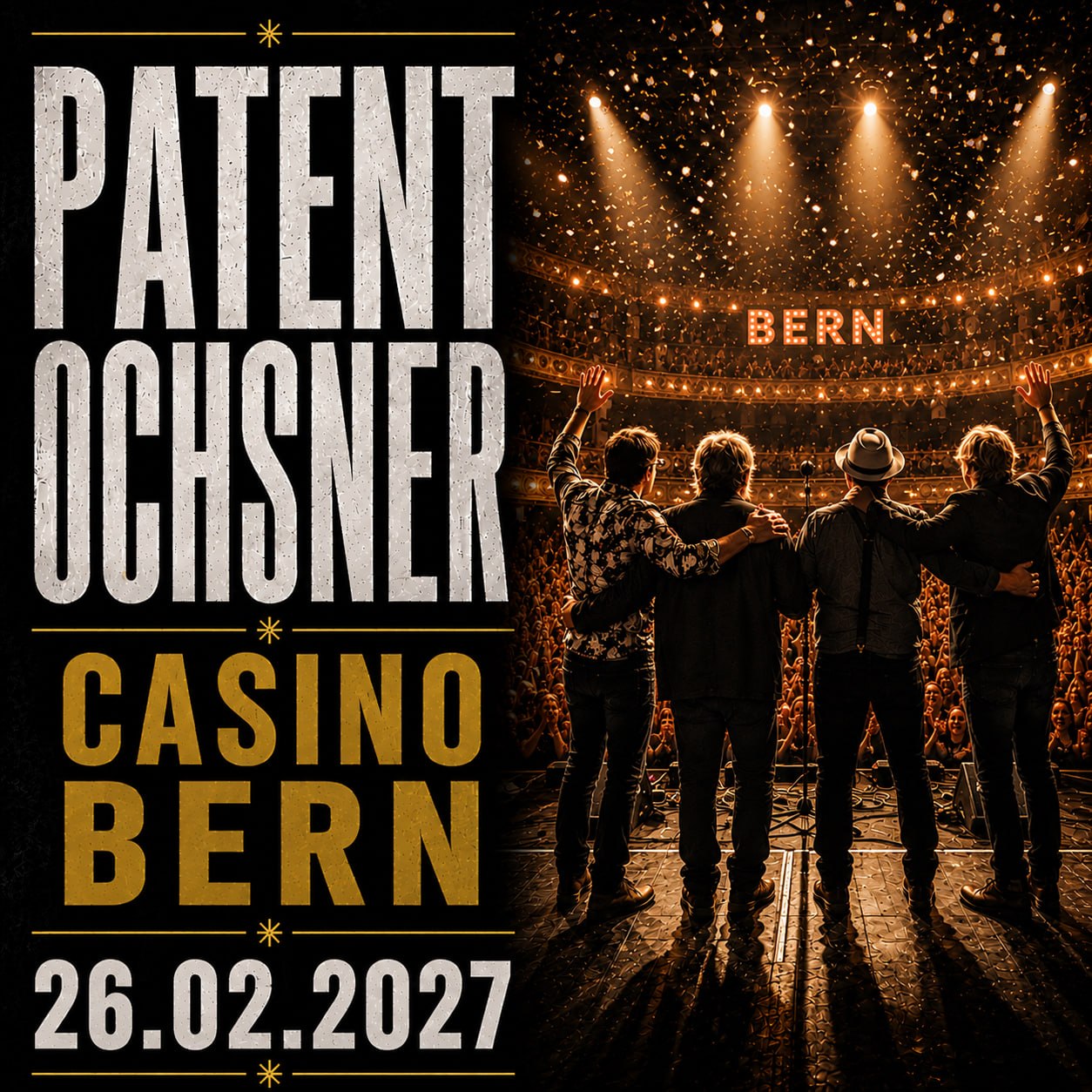 Patent Ochsner Live – Casino Bern (26.02.2027)